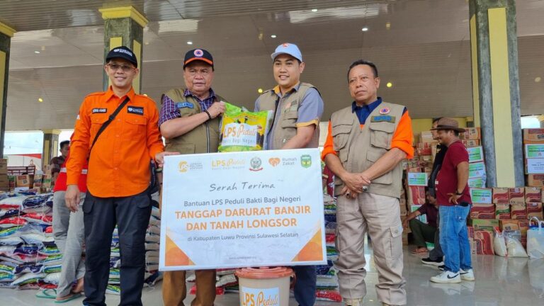 LPS Bantu Korban Banjir dan Tanah Longsor di Luwu